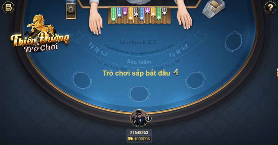 Hướng dẫn tham gia chơi Blackjack cùng cổng game