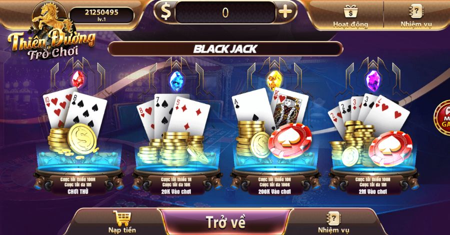 Hướng dẫn tham gia danh mục game bài tại TDTC